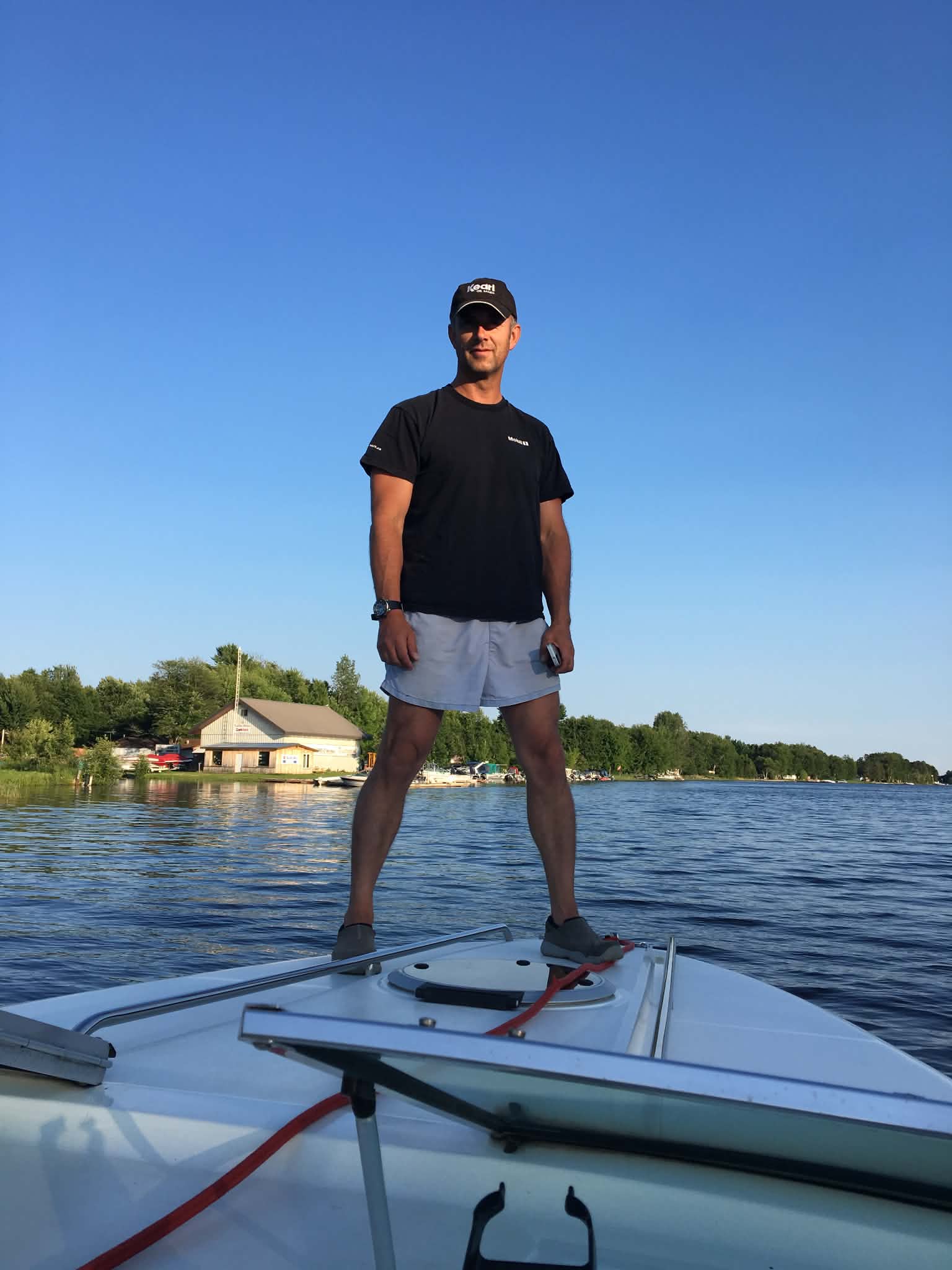 Troy Stevens on the water — Gateway EZ Docks